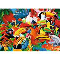 trefl Puzzle modèle Oiseaux colorés 500 pièces, 37328, Multicolore