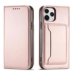 Ozzzo etui pour cartes magnetiques pour iphone 12 pochette porte-cartes porte-cartes rose