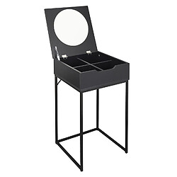 Avis The Home Deco Factory Console design effet bois Abbott - L. 45 x H. 77 cm - Noir