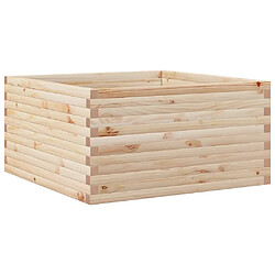 vidaXL Jardinière 90x90x46 cm bois de pin massif