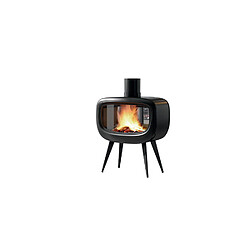 Poêle à bois 9.1kw noir - 420006000358 - GODIN