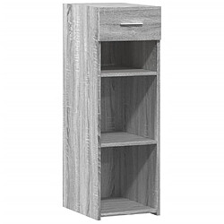 vidaXL Buffet sonoma gris 30x42,5x93 cm bois d'ingénierie