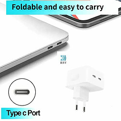 Avis Riff A2569 Chargeur rapide double port USB-C+C (Type-C) 35 W pour tous les appareils Apple (analogique)