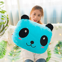 Universal Oreiller panda lumineux peluche géant poupée panda lumineux Saint Valentin oreiller panda lumineux coloré oreiller de luxe 2021 | oreiller de luxe (bleu)