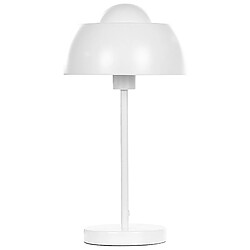 Beliani Lampe à poser SENETTE Métal Blanc