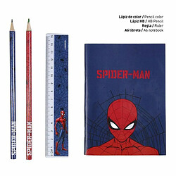 set papeterie scolaire spiderman pas cher