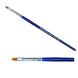 Snazaroo Fine Flat Professional Face Painting Brush Blue Multicolor