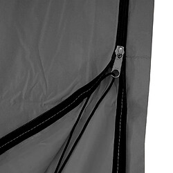 Decoshop26 House de protection pour parasol jusqu'à 3,5 m avec fermeture éclair anthracite 04_0002626 pas cher