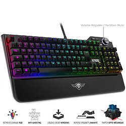 Spirit of Gamer Clavier Gamer Xpert K900 LED Switch Opto Mécanique Anti Ghosting Intégral