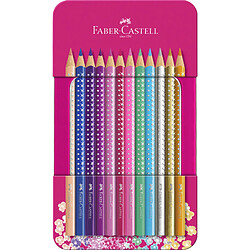 FABER-CASTELL Crayons de couleur triangulaires SPARKLE ()