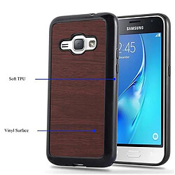 Cadorabo Coque Samsung Galaxy J1 2016 Etui en Marron pas cher