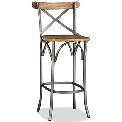 Acheter vidaXL Tabouret de bar Bois de manguier massif