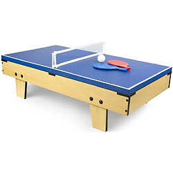 Acheter Leomark Table de jeu 4 en 1 Baby-foot, Billard Tennis de table, Hockey