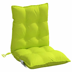 Acheter Maison Chic Lot de 2 Coussins Confort,Coussins de chaise à dossier bas vert vif -GKD41376