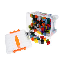 Avis 1440x Blocs de Construction Building Bricks Block avec Boîte Cubes de Liens Mathématiques Imbriqués Maths Démarreur Maths Jouets pour Enfant