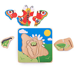 Bigjigs Toys Puzzle Cycle de Vie - Papillon