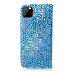 Avis Wewoo Housse Coque Pour iPhone 11 Pro Couleur unie Coloré Boucle magnétique Etui en cuir avec support et fentes cartes et portefeuille et lanière Bleu