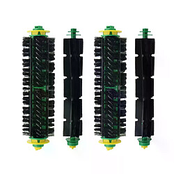 Brosse à poils Flexible pour robot aspirateur iRobot Roomba série 500 550, 2 jeux/4 pièces, livraison gratuite