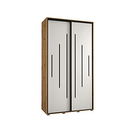 Abiks Meble Armoire Davos 12 À Portes Coulissantes 235,2/130/45 2 Portes