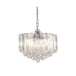 Luminaire Center Suspension Lana Chrome poli 3 ampoules 43cm