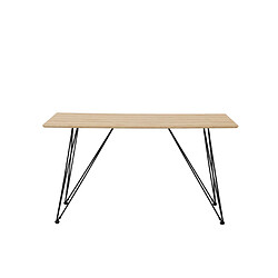 Acheter Beliani Table de repas KENTON Bois clair