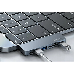 Avis GUPBOO Adaptateur de concentrateur 6 en 1 pour ordinateur portable MACBOOK PRO AIR USD SD,JL853