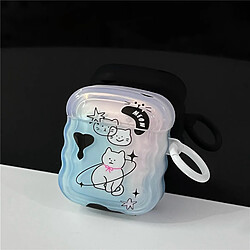 GUPBOO Airpods Coque Housse Étui Protecteur Compatible pour AirPods 3-Style coréen ins dessin animé chat mignon