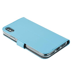 Etui fermeture magnétique pour iPhone X/Xs - Bleu