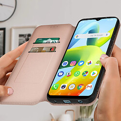 Avis Avizar Housse Xiaomi Redmi A1 et A2 Clapet Portefeuille Support Vidéo rose