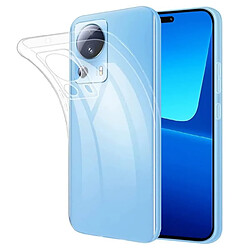 Htdmobiles Coque pour Xiaomi 13 Lite 5G - housse etui silicone gel fine + film ecran - TRANSPARENT TPU