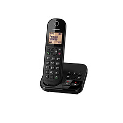 Téléphone sans fil dect noir avec répondeur - KXTGC420FRB - PANASONIC