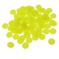 Acheter Jetons de jeu de bingo 300pcs professionnels comptant des jetons de bingo-test en plastique jaune