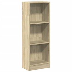 vidaXL Bibliothèque chêne sonoma 40x24x109 cm bois d'ingénierie