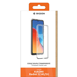 Coque Xiaomi Redmi 12 4G/5G Souple Transparente Bigben