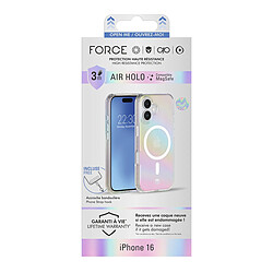 Acheter BIGBEN Coque Renforcée iPhone 16 AIR Compatible MagSafe Holographique - Garantie à vie Force Case