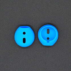 Wewoo Anti poussière 2 PCS sans fil écouteurs en silicone oreillette Bluetooth Earpads pour Apple AirPods (bleu)