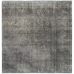 Vidal Tapis de laine 151x144 gris Vintage Royal 