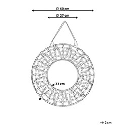 Avis Beliani Miroir PALACI 60 cm Naturel