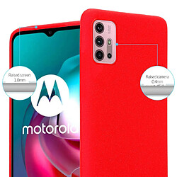 Avis Cadorabo Coque Motorola MOTO G10 / G30 Etui en Rouge