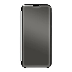 Avizar Étui Clear View pour Samsung A14 4G et 5G avec Clapet Miroir Support Argent