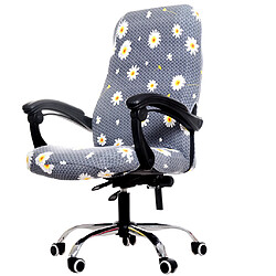 Acheter Housse de chaise de bureau pour ordinateur de bureau extensible à motif floral 1