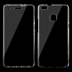 Wewoo Coque Transparent pour Huawei P9 Lite 0.75mm Double-face Ultra-mince TPU Housse de protection