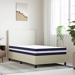 vidaXL Matelas à ressorts ensachés dureté moyenne 100x200 cm