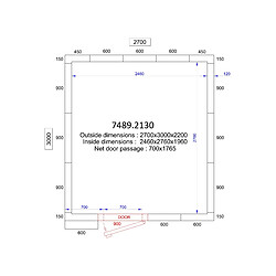 Chambre Froide Positive & Groupe Positif - Hauteur 2200 mm - Combisteel