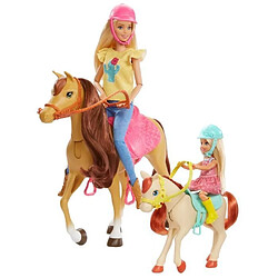 Ludendo Barbie et Chelsea amies chevaux