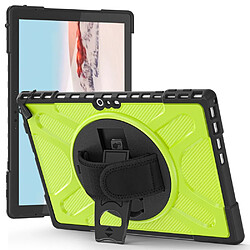 Coque en TPU anti-chocs avec béquille, vert pour votre Microsoft Surface Pro 4/5/6/7/7 +