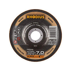 Disque de coupe RS28 125 x 7,0mm Inox Rhodius(Par 25)