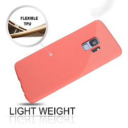 Acheter Wewoo Coque Magenta pour Samsung Galaxy S9 TPU Protection anti-chute Soft Cover arrière FEELING