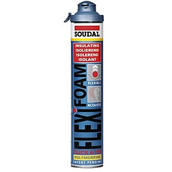 Soudal Mousse PU Flexible 750 ML FLEXIFOAM [CLICK & FIX] BLEU