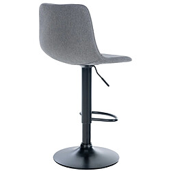 Non Tabouret de bar Divo tissu noir pas cher